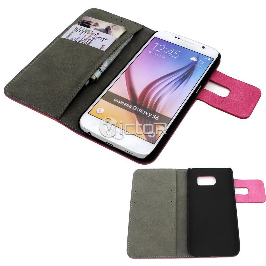 Victor Multi Color Flip Phone Covers Cases for Samsung Galaxy S6 Edge