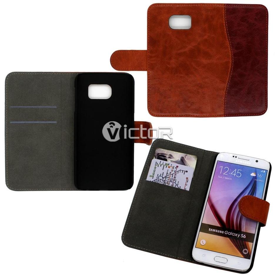 Victor PU Wallet Flip case for Samsung S5