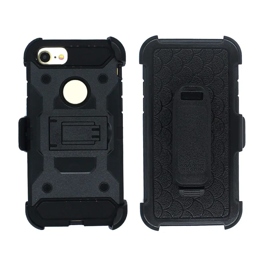 Victor TPU+PC Warrior Holster Kickstand Case for iPhone 7