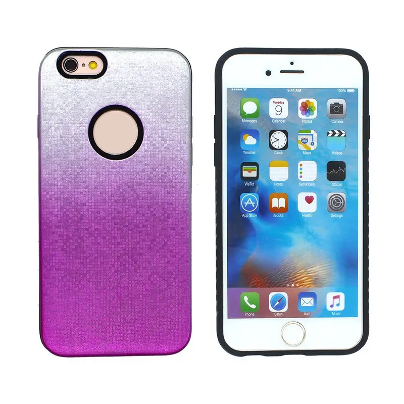 Victor 3D Pixel Protective Phone Back Covers Cases for iPhone 6S