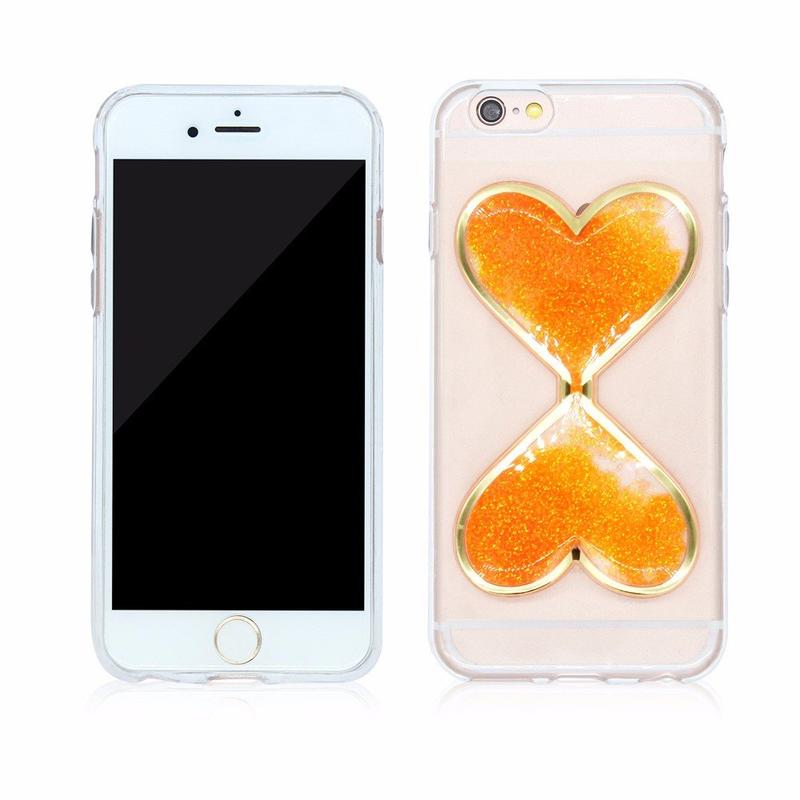 Victor Heart Theme Quicksand Case for iPhone 6s