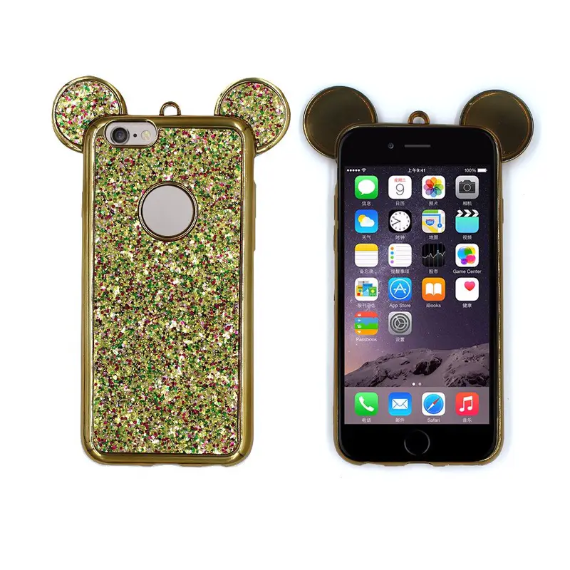 Victor Pretty Micky Ears TPU Phone Cases for iPhone 6s