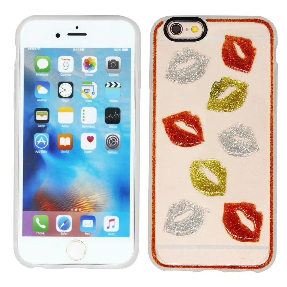 Victor 3D Glister Printing TPU Phone Case for iPhone 6