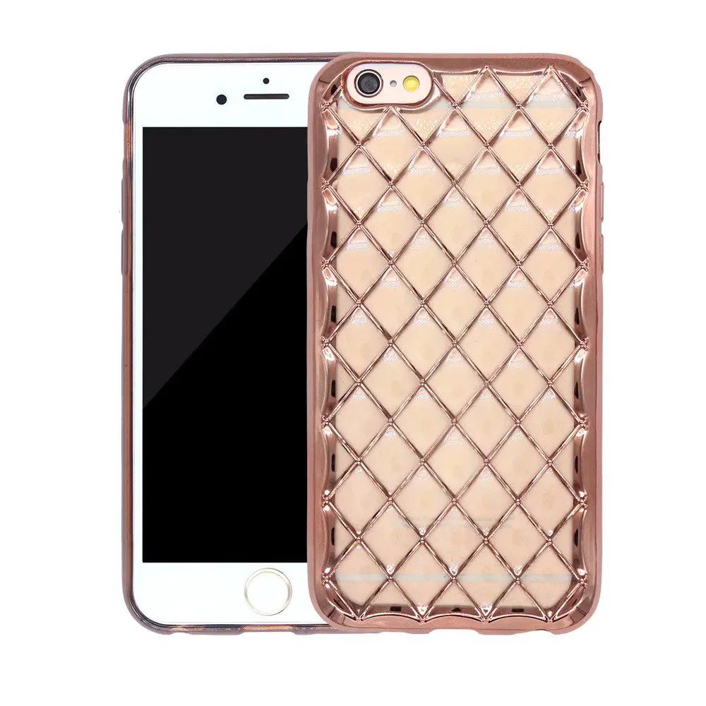 Victor 3D Rhombus Electroplating Apple iPhone 6 Pretty Phone Protector Cases