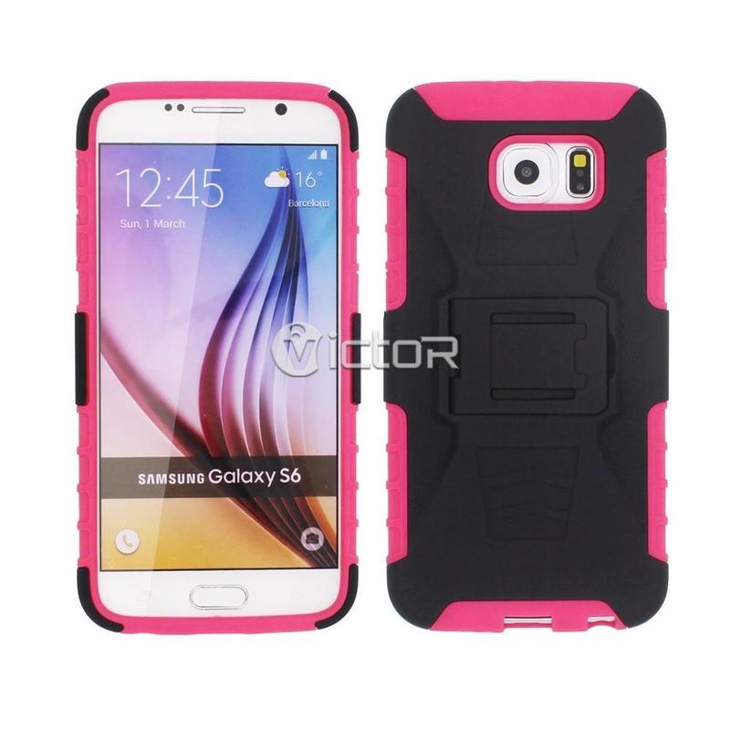 Victor Multifunctional 3in1 Kickstand Cases with Holsters for Samsung Galaxy S6