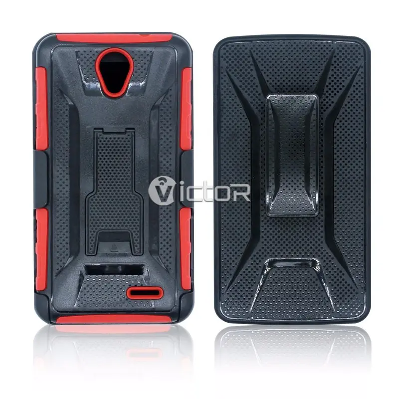 Victor All Around Protection ZTE Android Cell Phone Cases with Kickstands