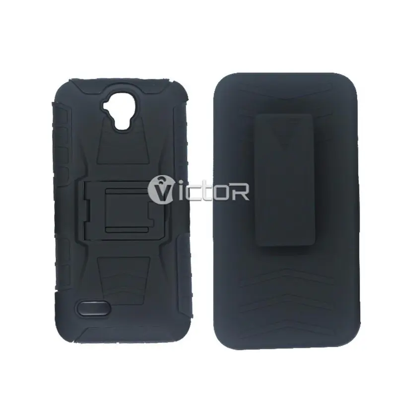 Victor Black TPU+PC Huawei Y560 Back Cover Case