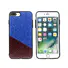 Protector Case for iPhone 7 Plus Pasted with Hit Color Leather