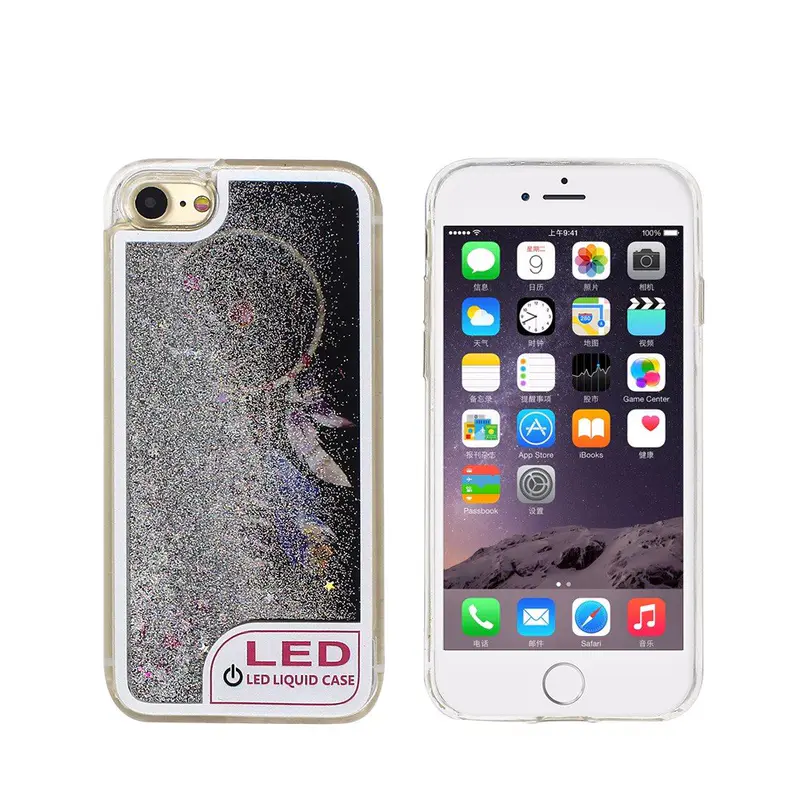 iPhone 6 Quicksand Case with LED Lights