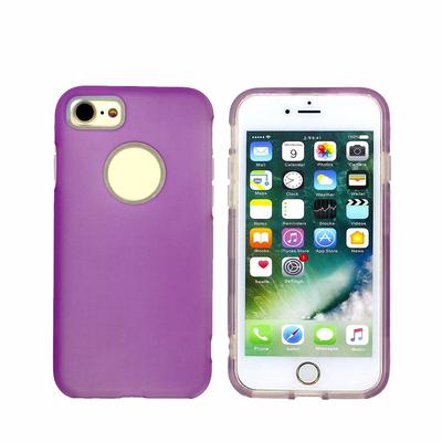 Half Clear PC+TPU Combo Phone Case for iPhone 6