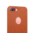 Grained Leather designed TPU case for IPhone 8 plus