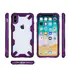 Colored Border Car Shape Transparent Back Cover Case for Apple iPhone X
