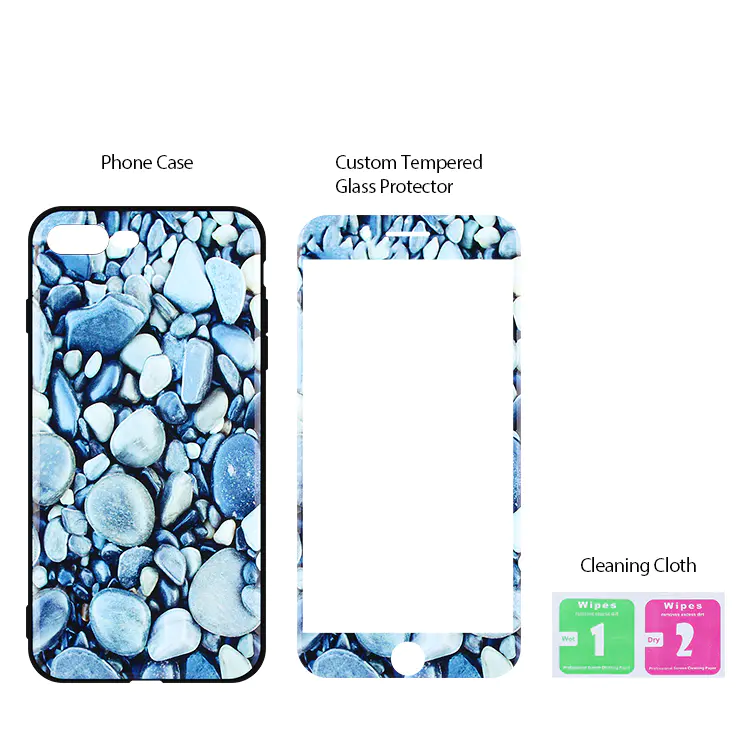 Hybrid TPU and Acrylic Phone Case with Tempered Glass Protector