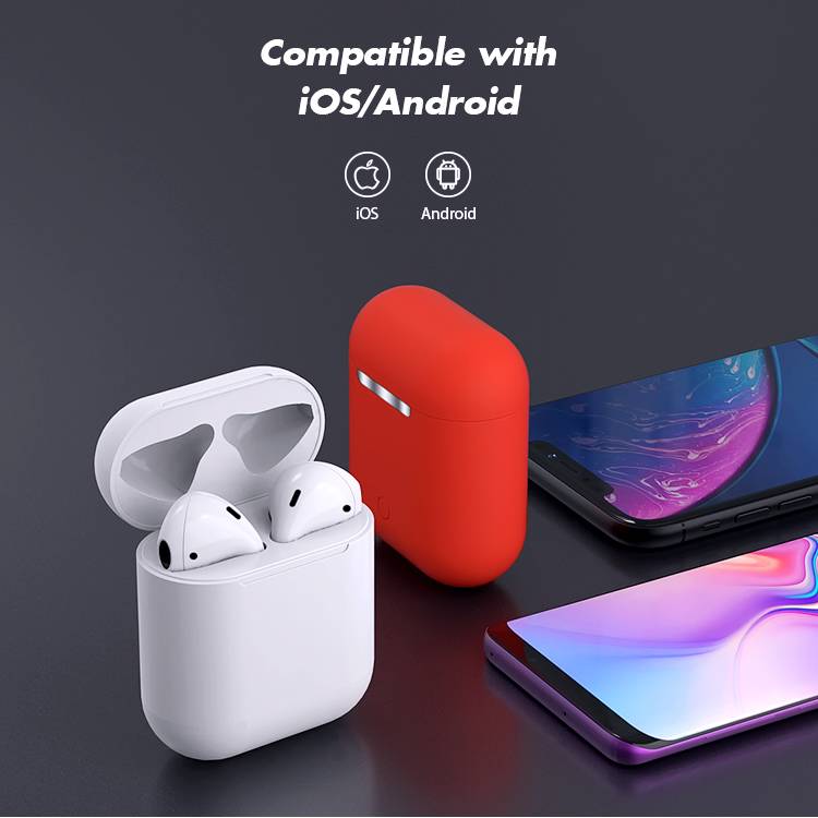 Bluetooth Earphone i12 Tws Earphone Compatible con IOS y Android
