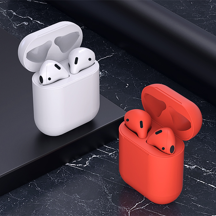 Airpods best sale i12 rojos