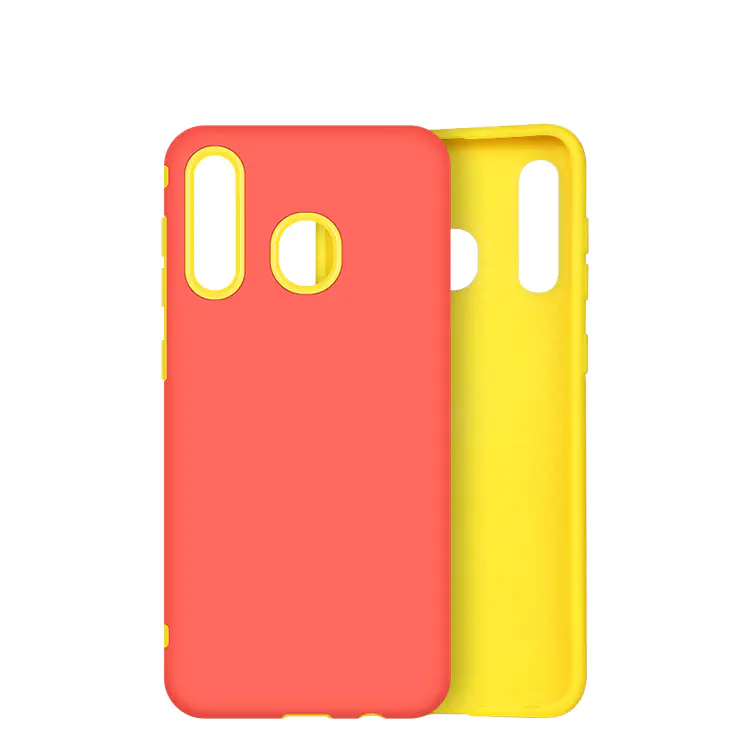 Hybrid TPU PC 2 IN 1 Phone Case for Samsung A30 A50  with invisible kickstand
