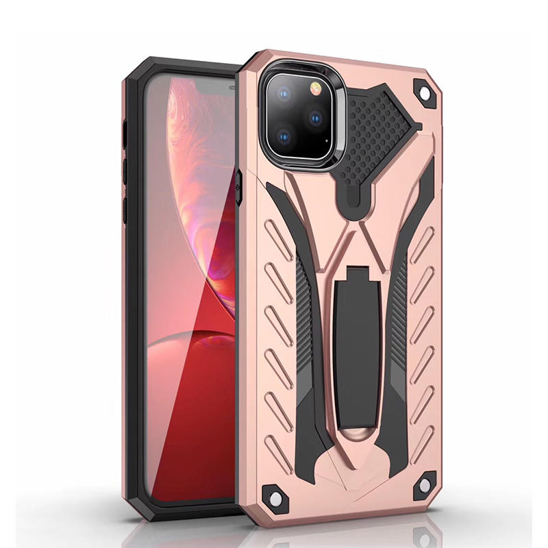 Protective TPU PC iPhone 11 Case with invisible Kickstand