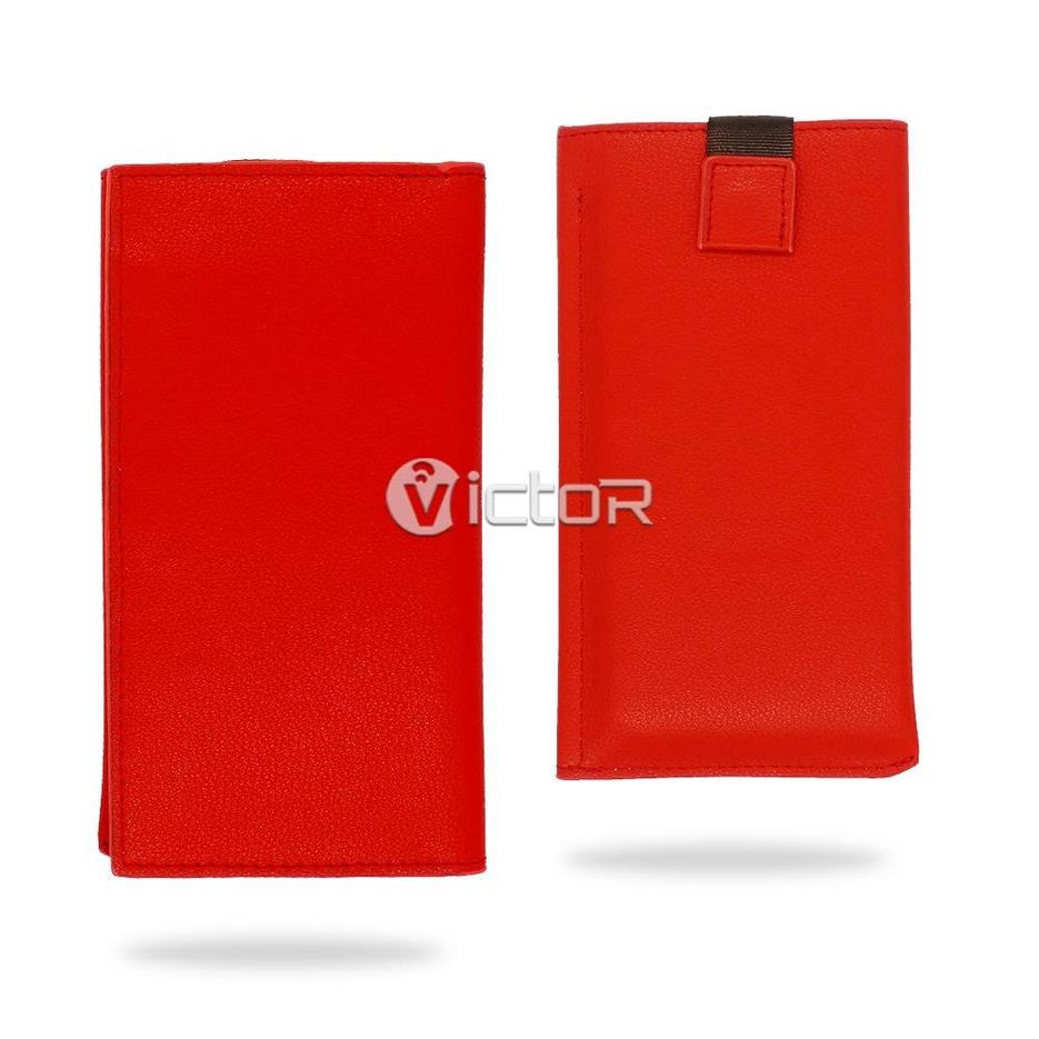 Victor VI-LC-K037 diapositiva Universal PU estuche de cuero para celular