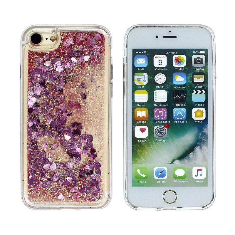 Victor OEM Printing Liquid Glitter Case for iPhone 7 Wholoesale