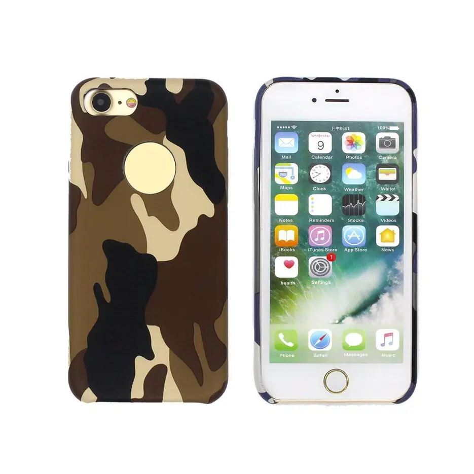 Camouflage Leather Phone Case for iPhone 7