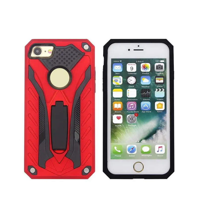 Highly Protective iPhone 7 Armor Case with Stand