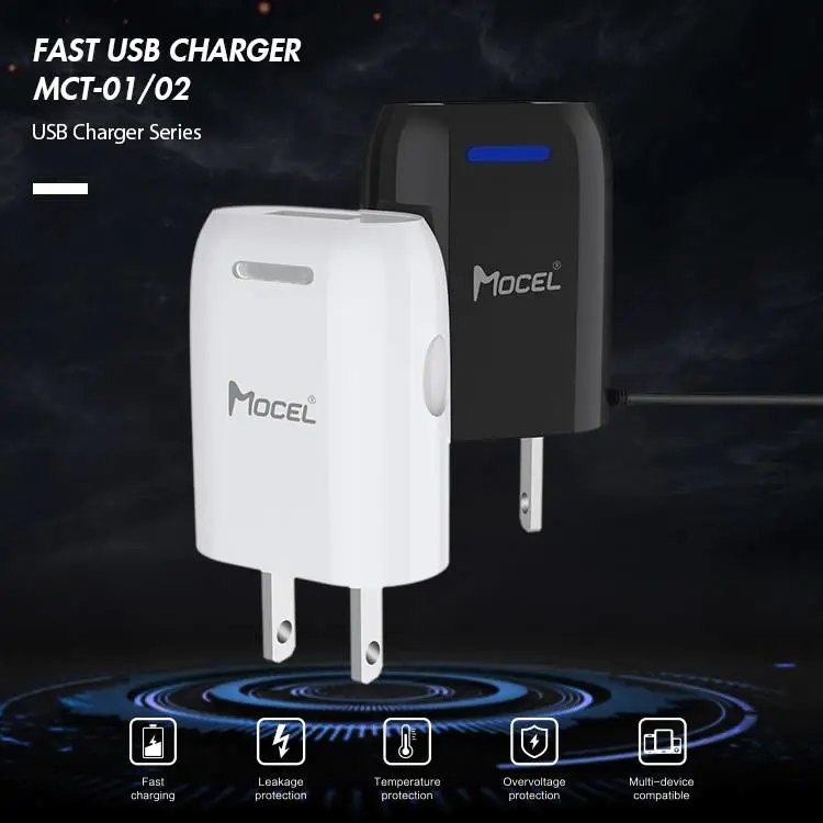 Mocel Fast USB Charger with Cable