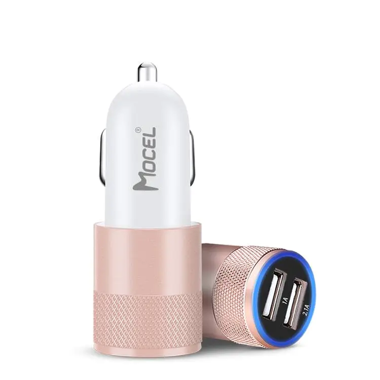 Mocel Quick charge Phone Car charger with 2 USB port