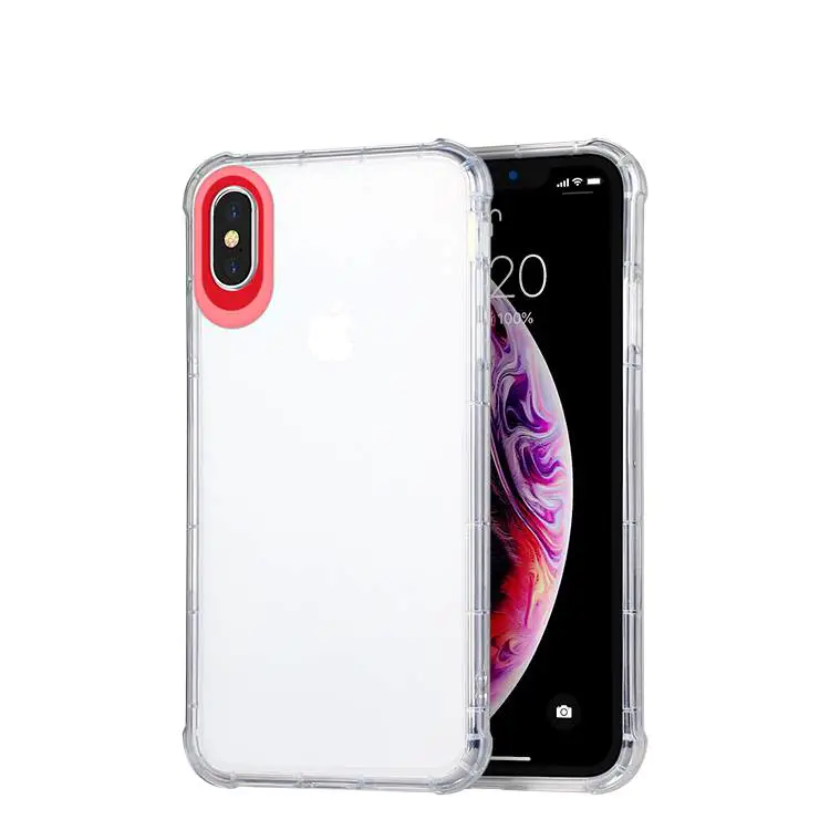 Soft TPU + PC camera protection case for IphoneX/Xs/Xsmax