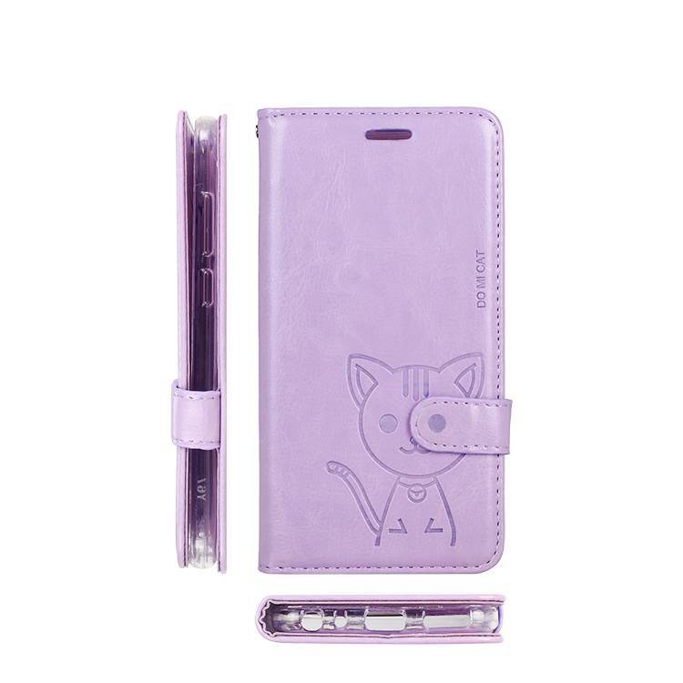 Domi Cat Wallet Leather Flip Phone Case for Huawei P30