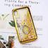 Luxury Bling Glitter iPhone XS Case Plating TPU Cover with Ring Holder