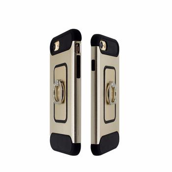 Metal Feeling  iPhone 7 Protector Case with Ring