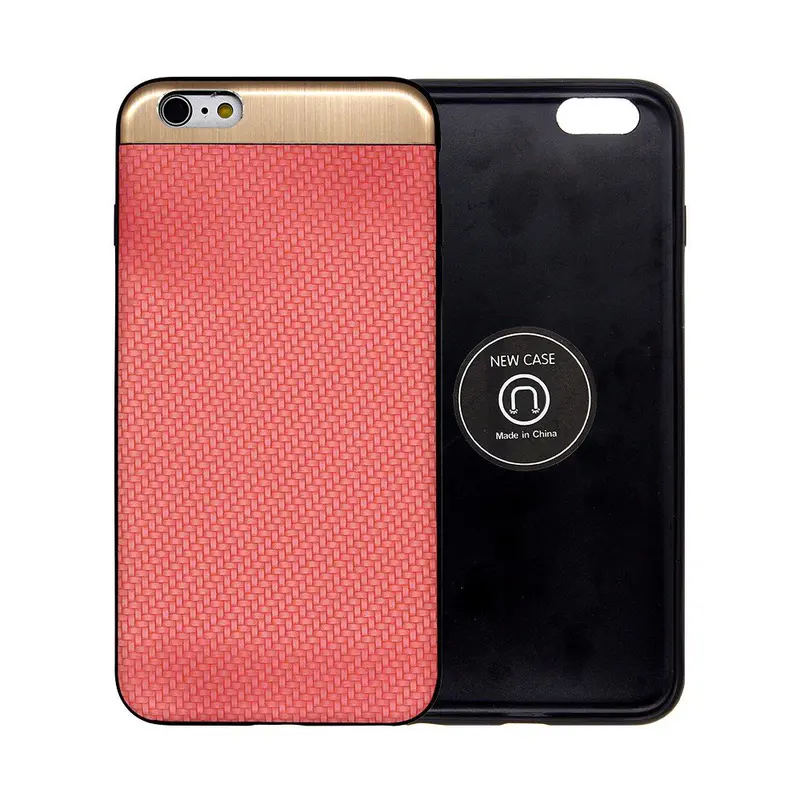 Magnet Inside Paste Leather iPhone 6 Plus Case