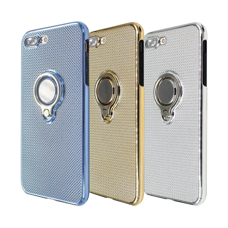 Wholly Wrap Electroplated iPhone 7 Plus Cases with Rings