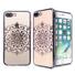 Electroplated iPhone 7 Plus TPU caso con decoración de diamantes