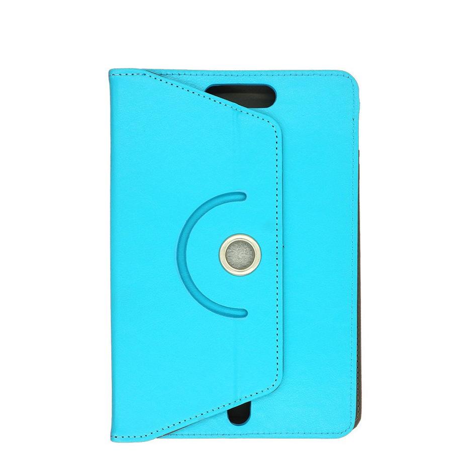 Single Color Rotatable Leather Case for 9 Inch Tablets