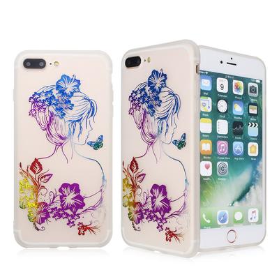TPU Case for iPhone 7 Plus with Bronzing Artwork