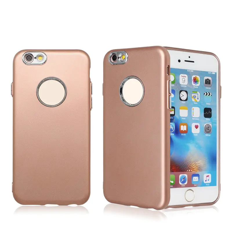 Rubberized Slim TPU Phone Case for iPhone 6