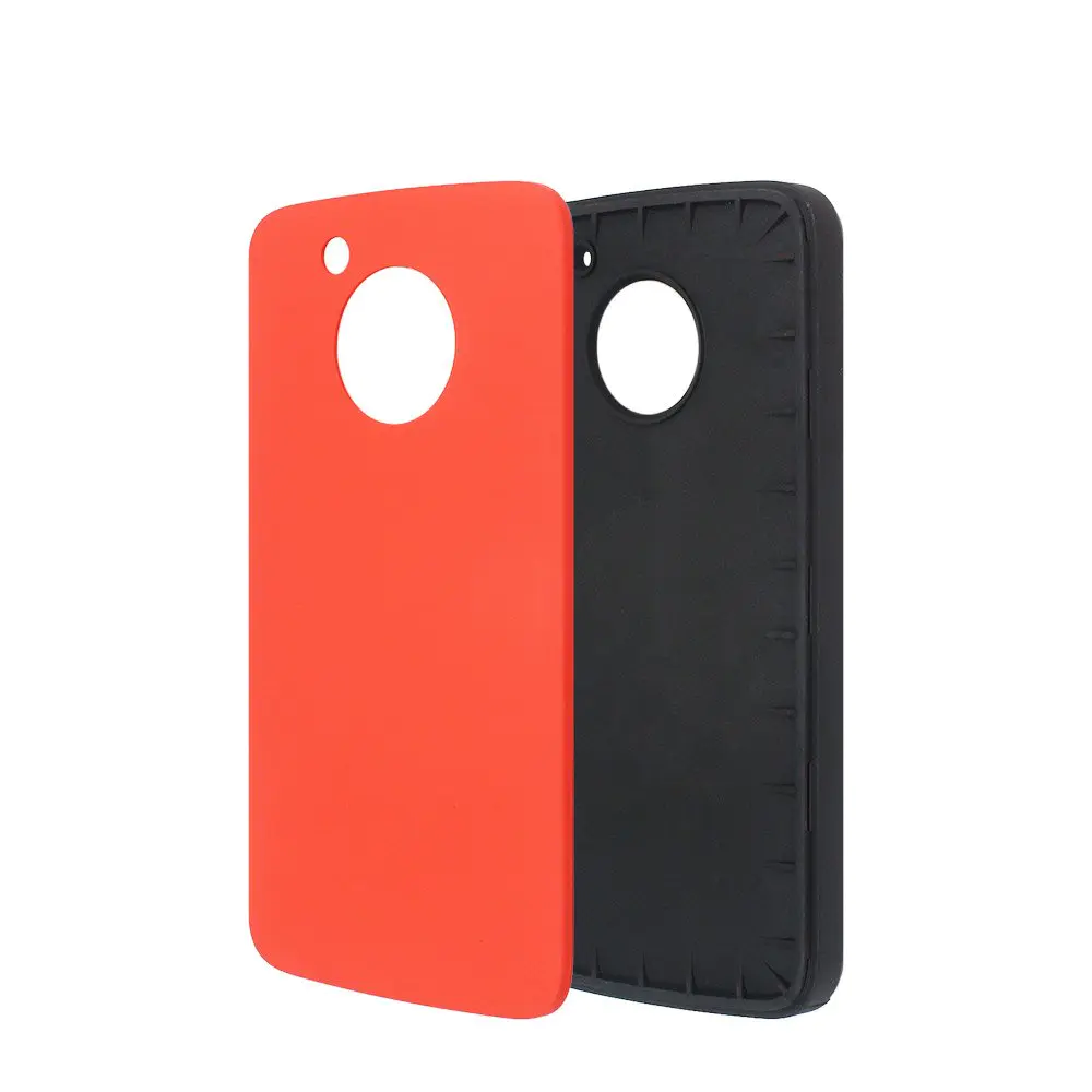 TPU Case for Moto G5 with Colorful PC Back Cover