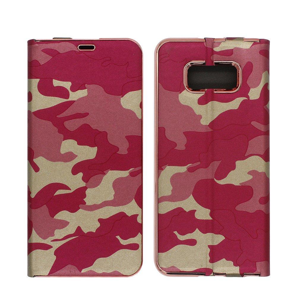 Camuflage Color Slim Wallet Leather Case for Samsung S8 Plus