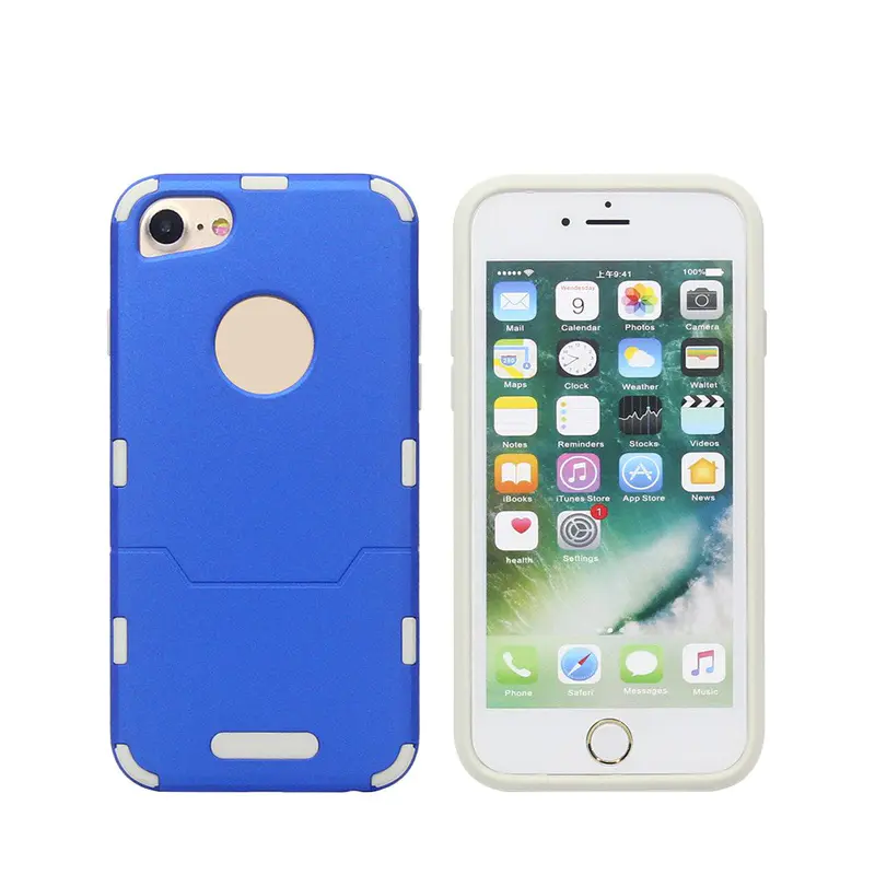 Cell Phone Cases with TPU Bumper Inside for iPhone 6 and 7