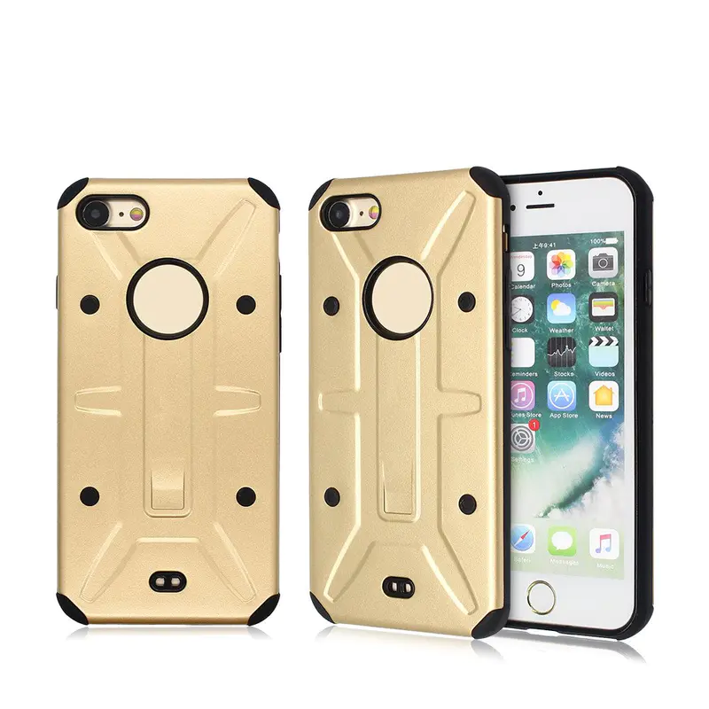 Combo Case for iPhone 7 Consisted of PC and TPU Parts for Wholesale