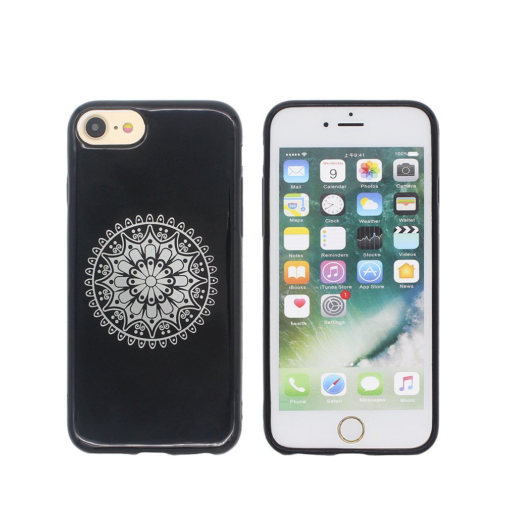 iPhone 6 and 7 Case with Bronzed Artworks Made of TPU