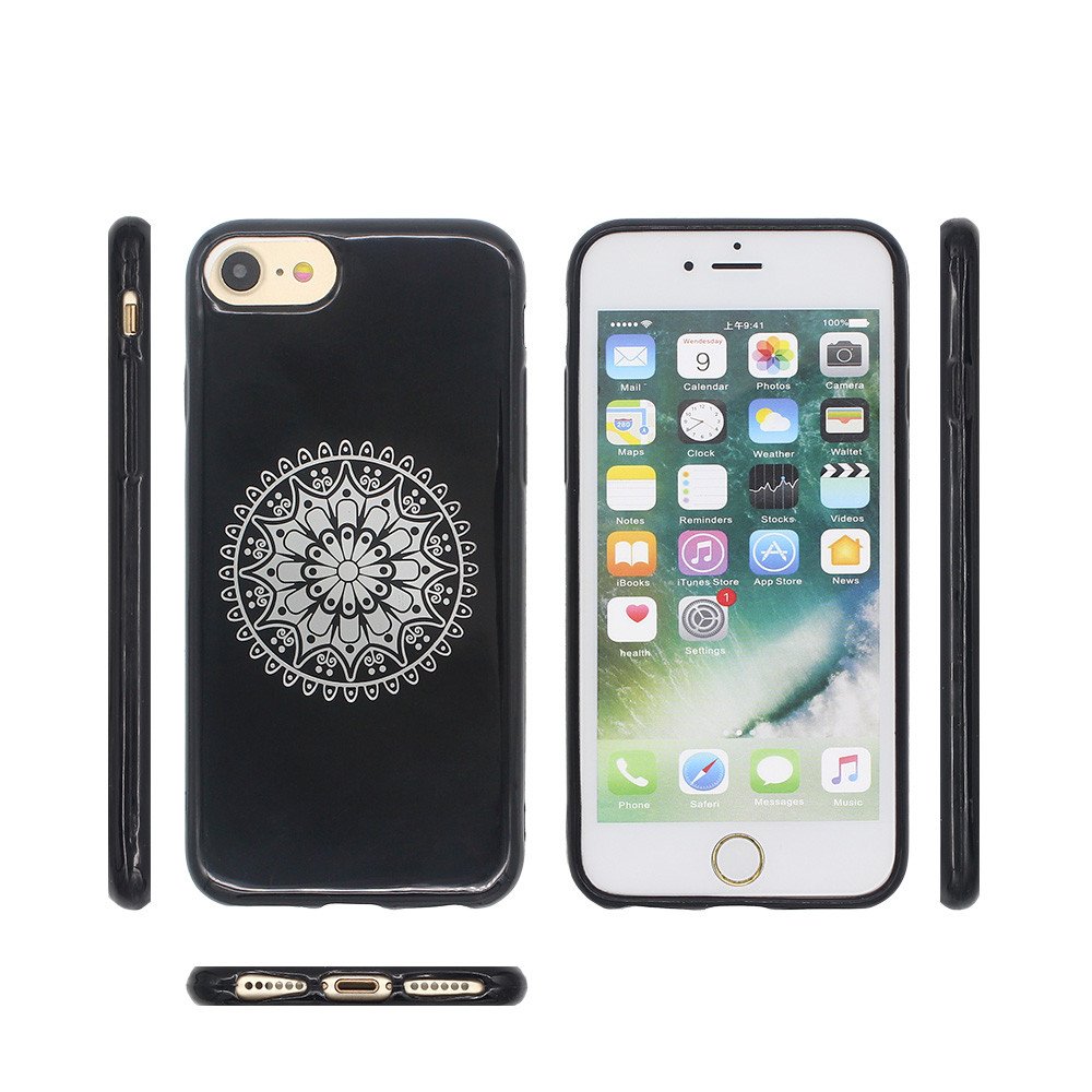 iPhone 6 and 7 Case with Bronzed Artworks Made of TPU