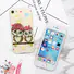 Clear iPhone 7 Case with Embossing Artwork and Diamonds