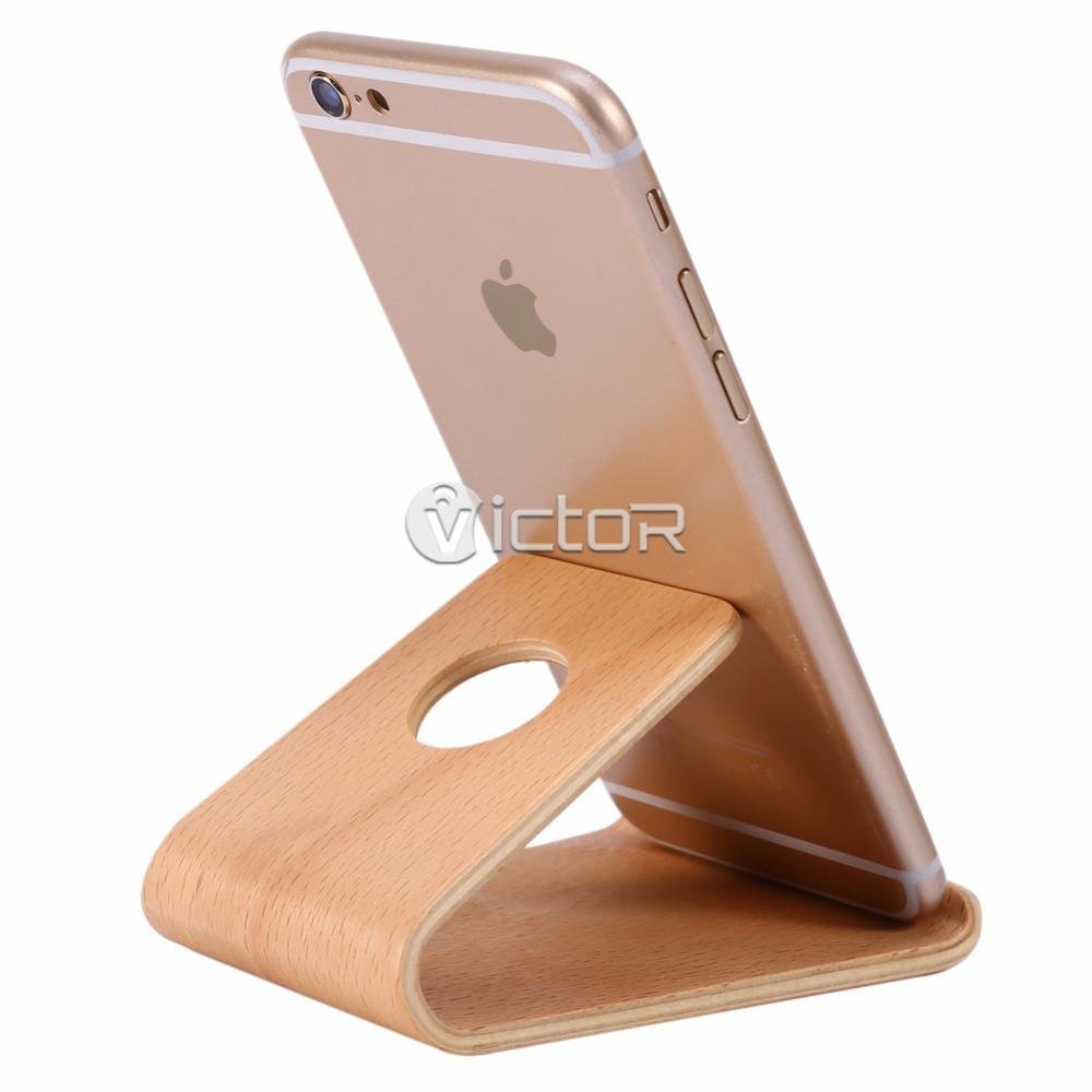 phone stands - smartphone accessories - wood smartphone stand- 1