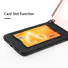 Strong iPhone 8 Plus Case with Card Slot and Mirror