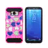 Samsung S8 Combo Case with Colorful Embossing Artworks