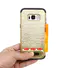 Galaxy S8 Case with Wire Drawing Back and A Card Holder