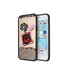 Emboss and Dull Polishing TPU Phone Case for iPhone 6 with Ring