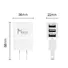 Universal 3 Port USB Phone Charger For iPhone For Samsung